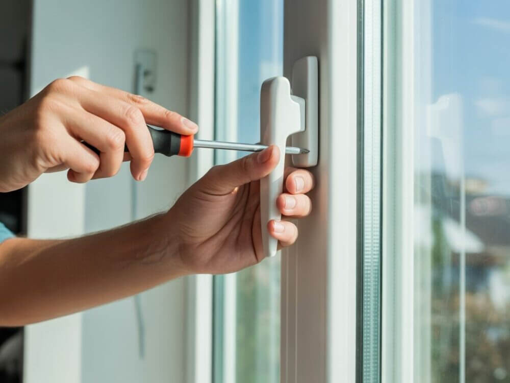 Naprawa klamek okiennych, zawiasów i inne